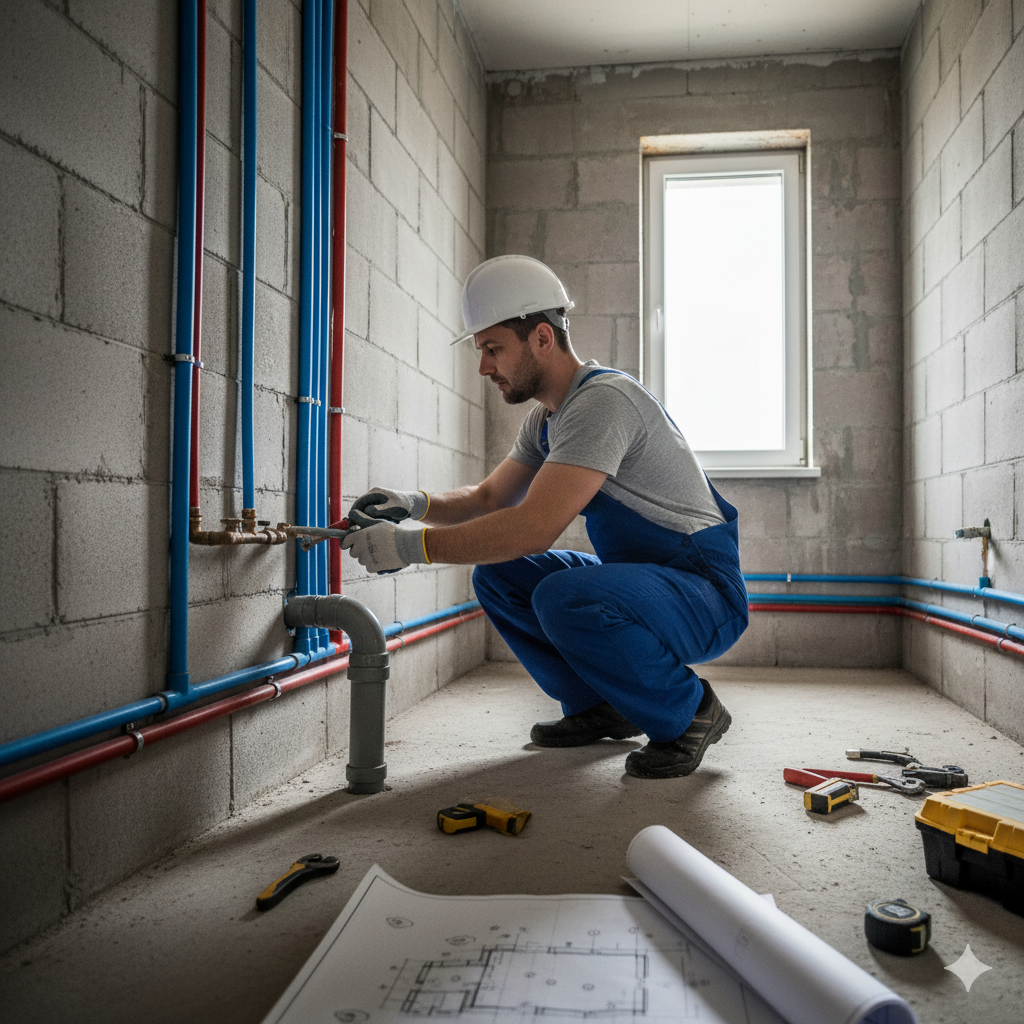 Projeto hidrossanitário em casa