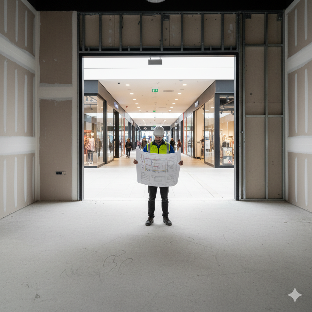 Projeto de uma loja em ponto comercial