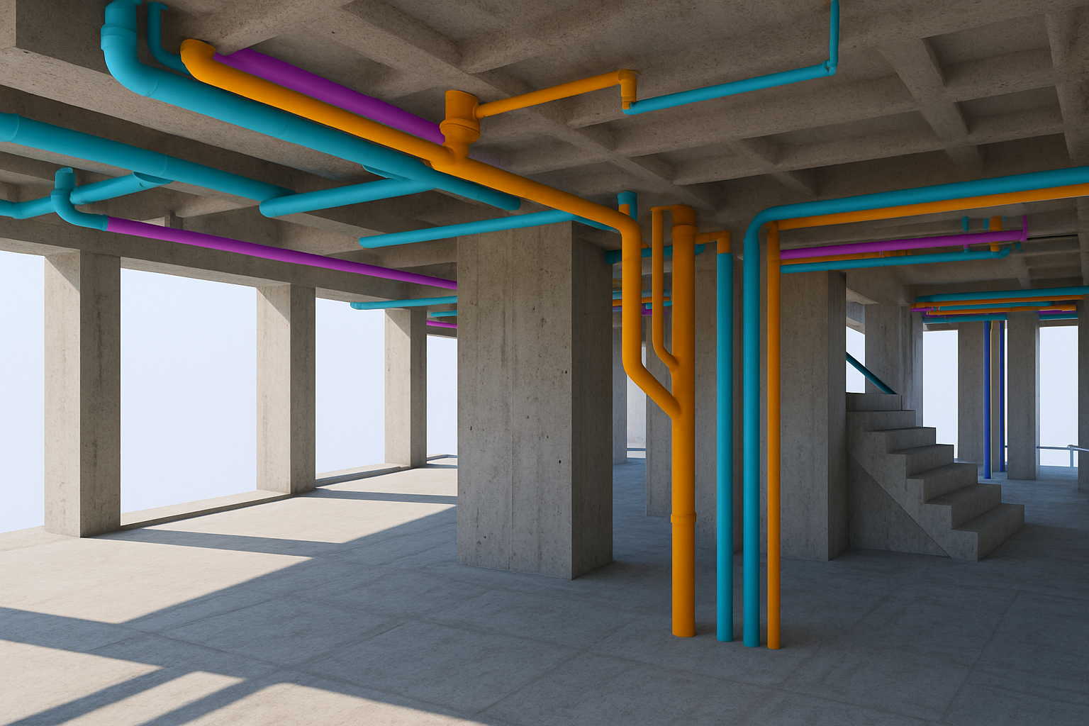 Projeto hidrossanitário de apartamento